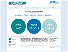 Tablet Screenshot of cmoresearch.com